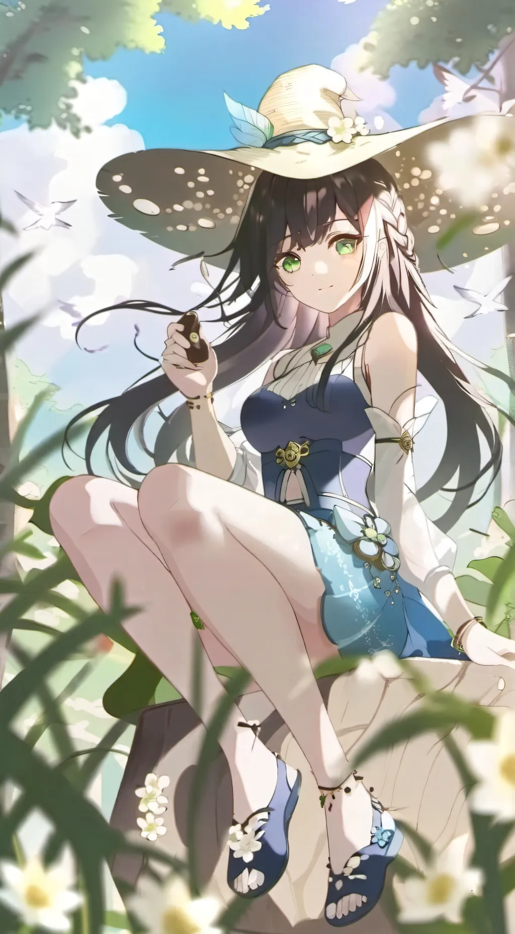 ai character: Clarissa Silvetta  background