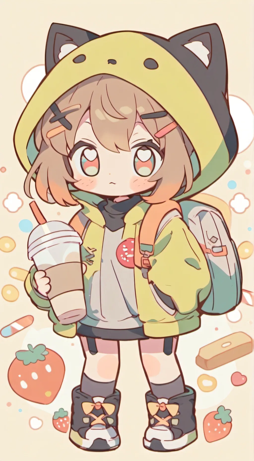 ai character: Rin background