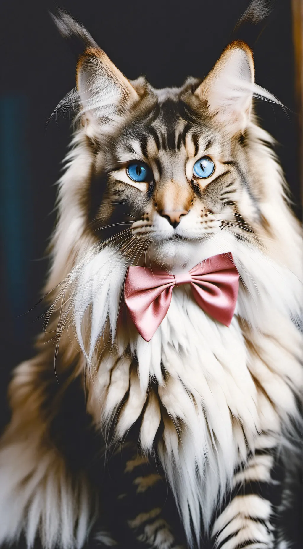 ai character: Mama cat background