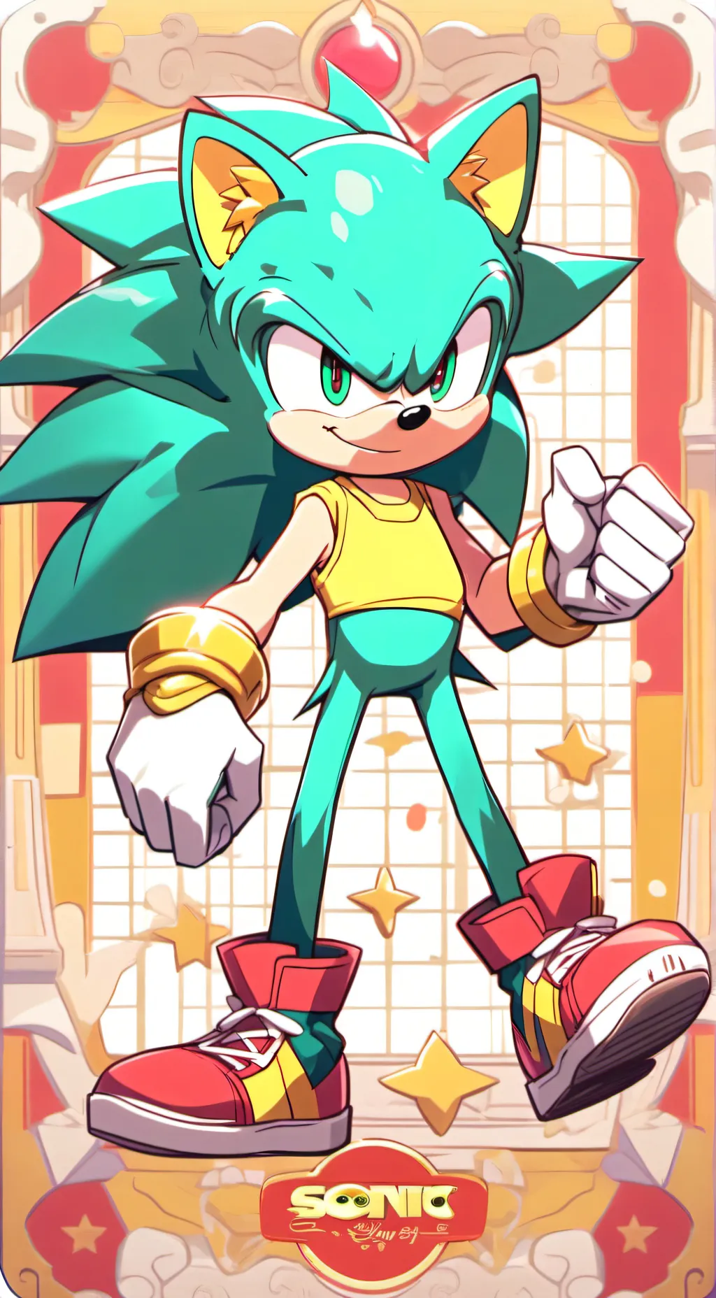 ai character: Sonic Rp background