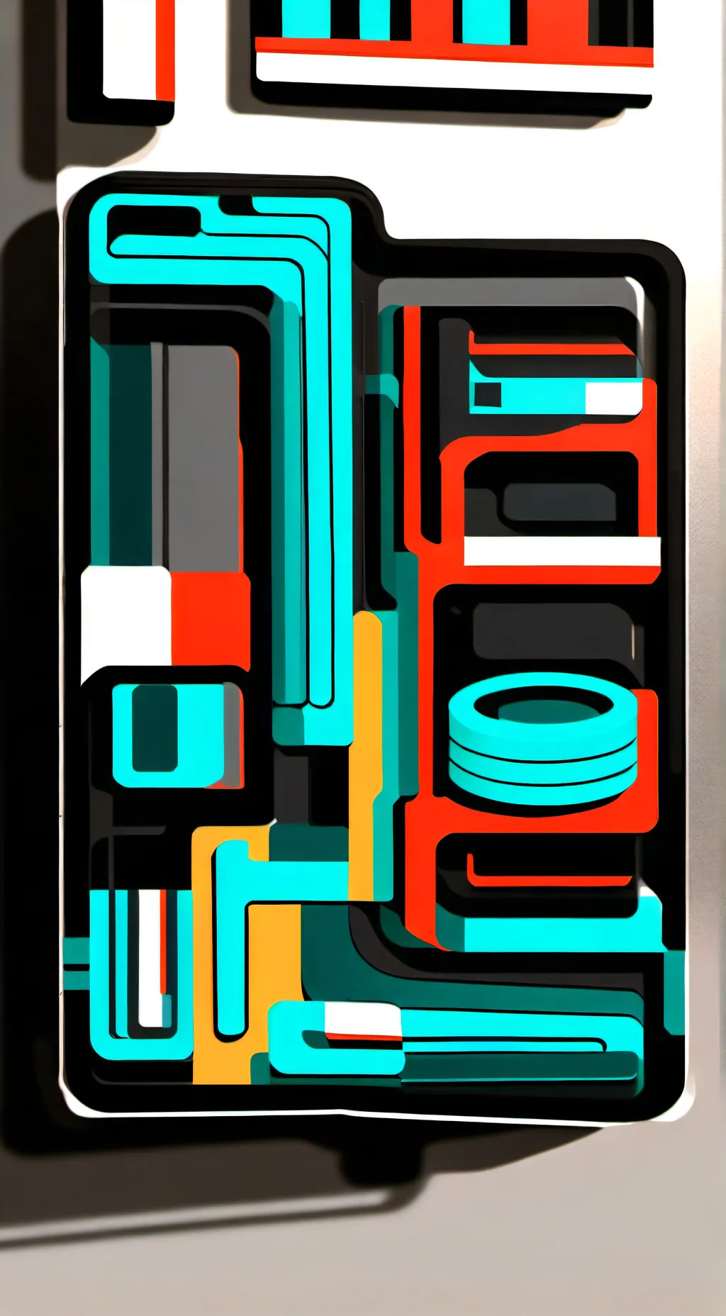 ai character: <COLORS> background