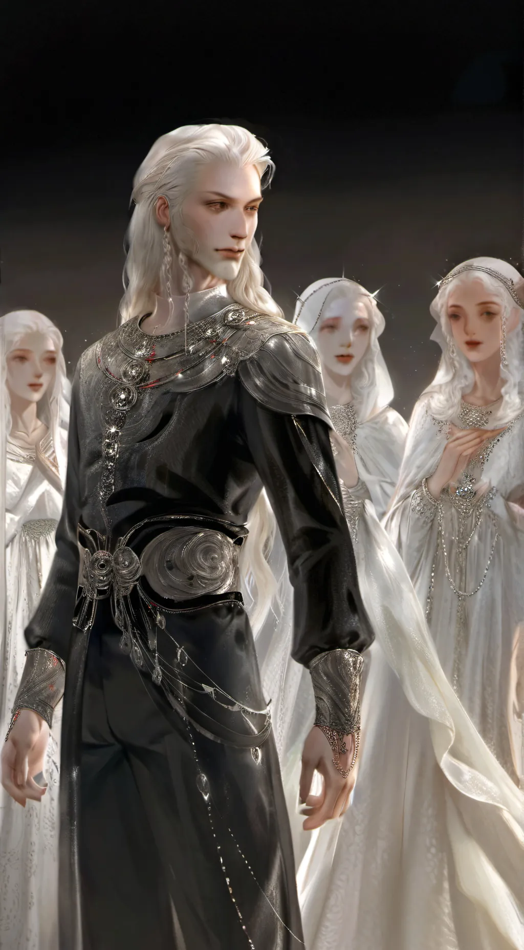 ai character: guerrero muy fuert background