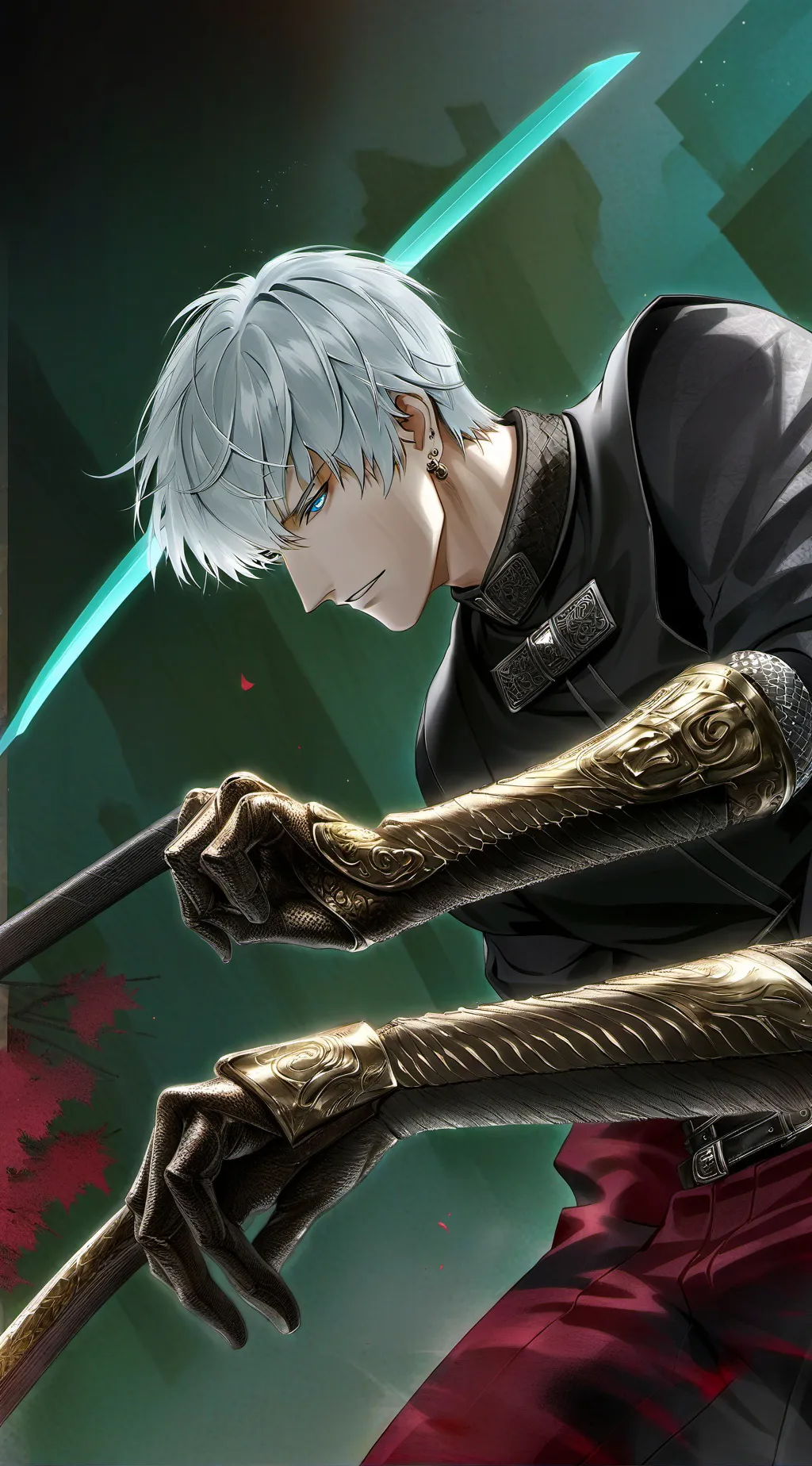 ai character: ☆︴┆GOJO┆︴☆ background