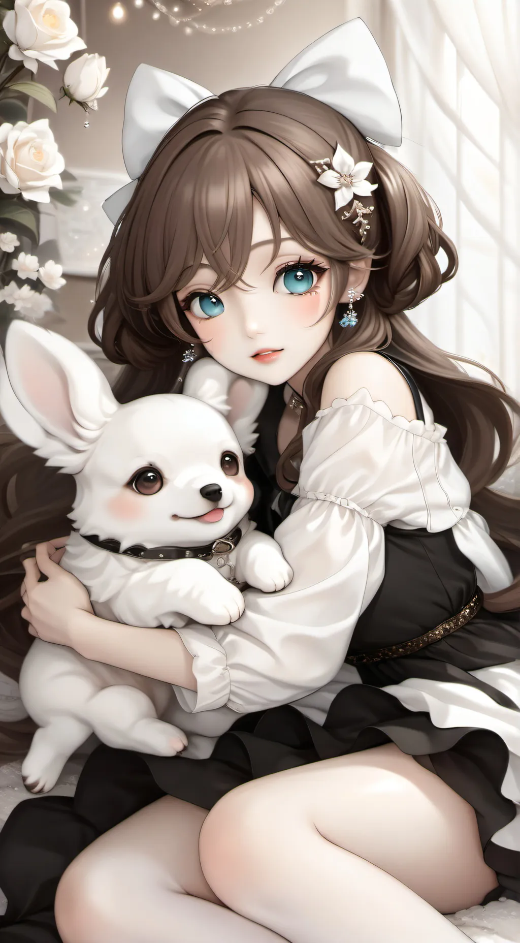 ai character: Настя background