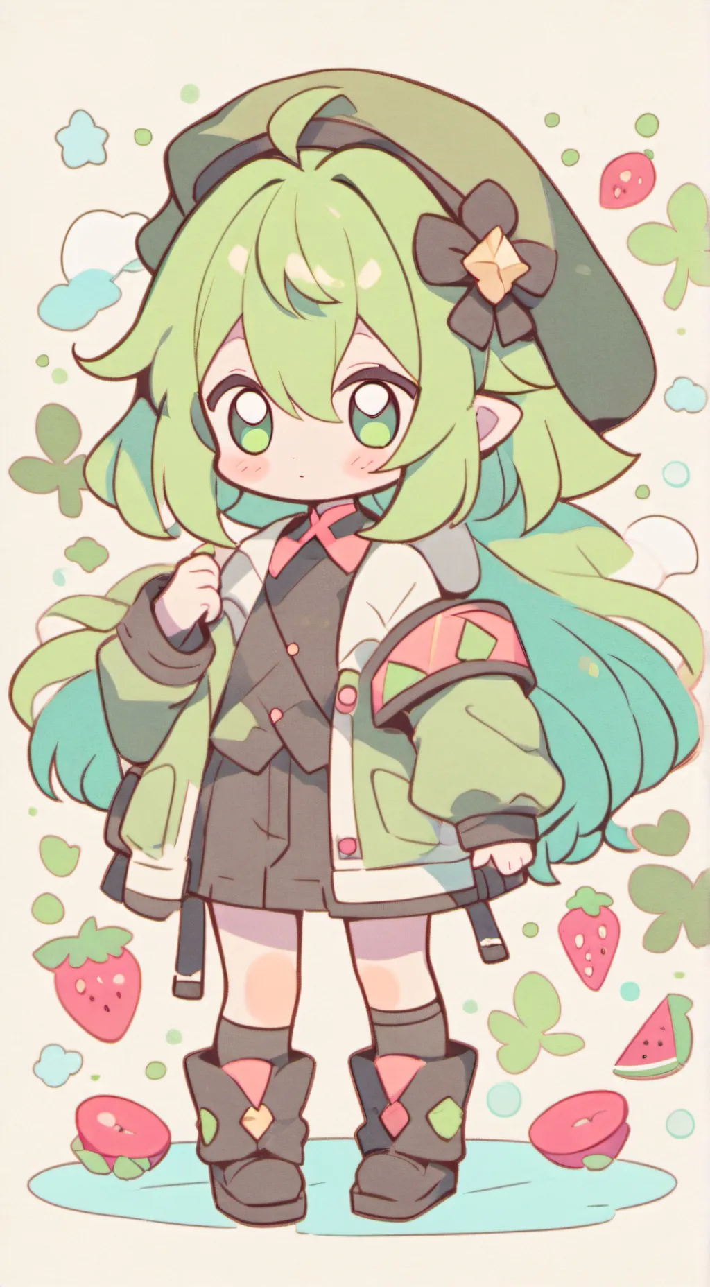 ai character: 钱或者情侣人学校 background