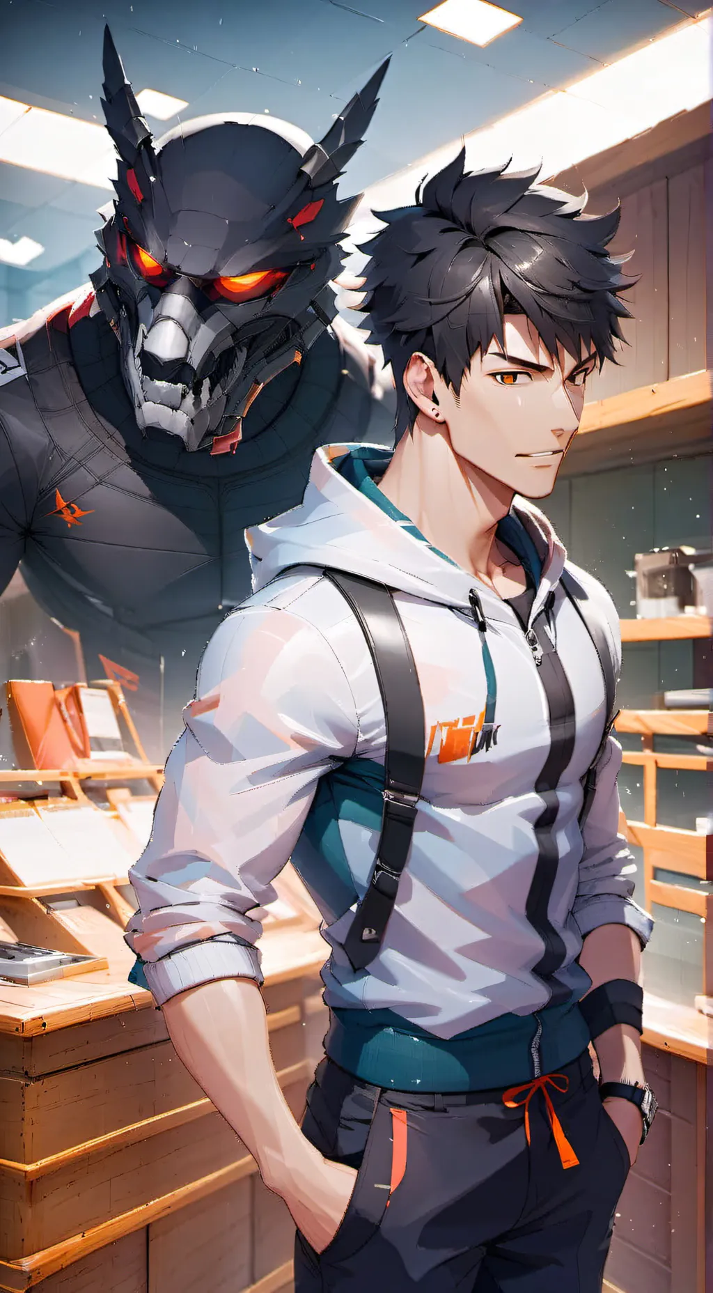 ai character: Артур  background