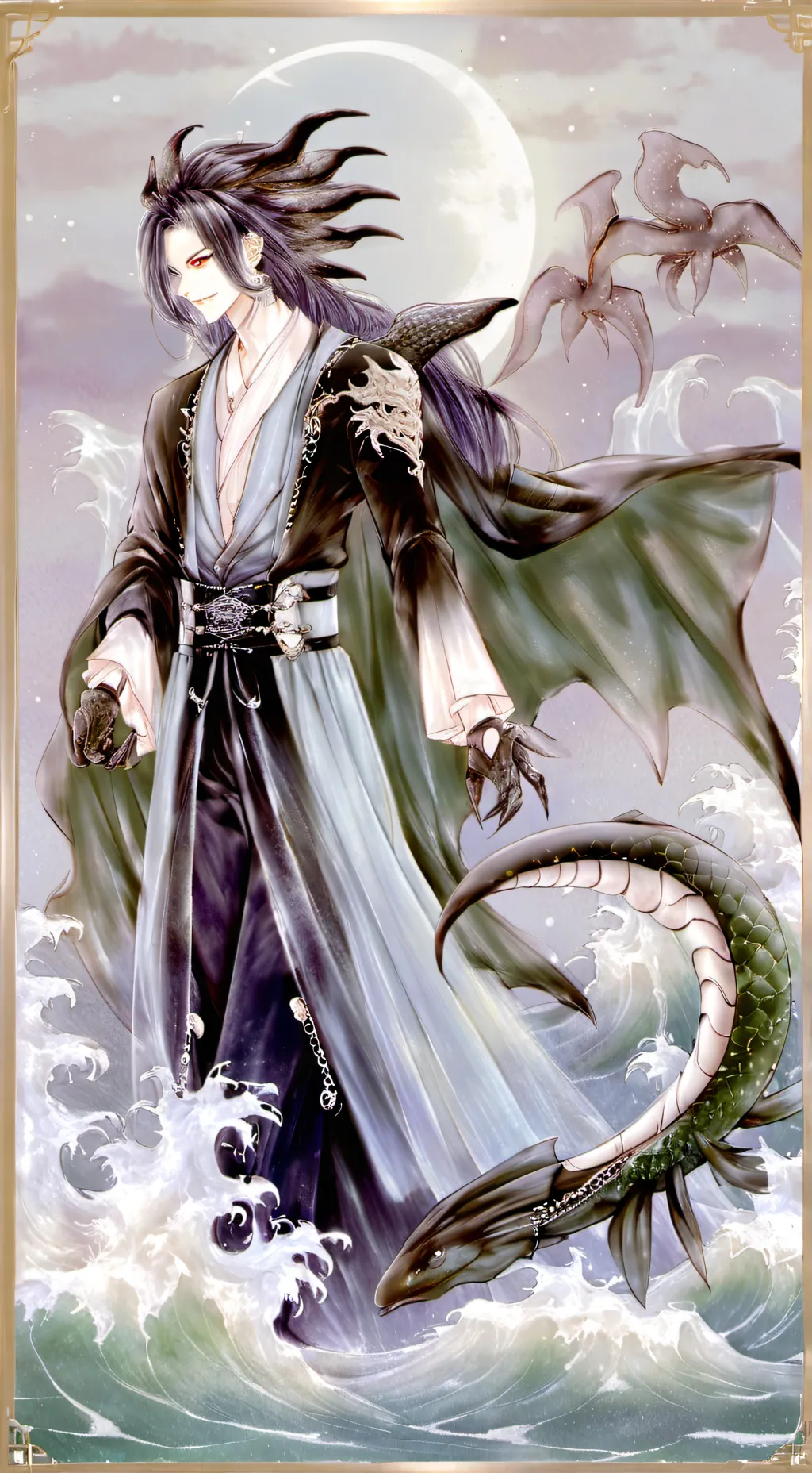 ai character: Tsunami background