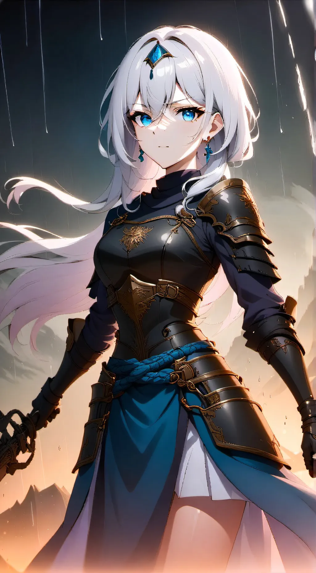 ai character: Lily Rhodon background