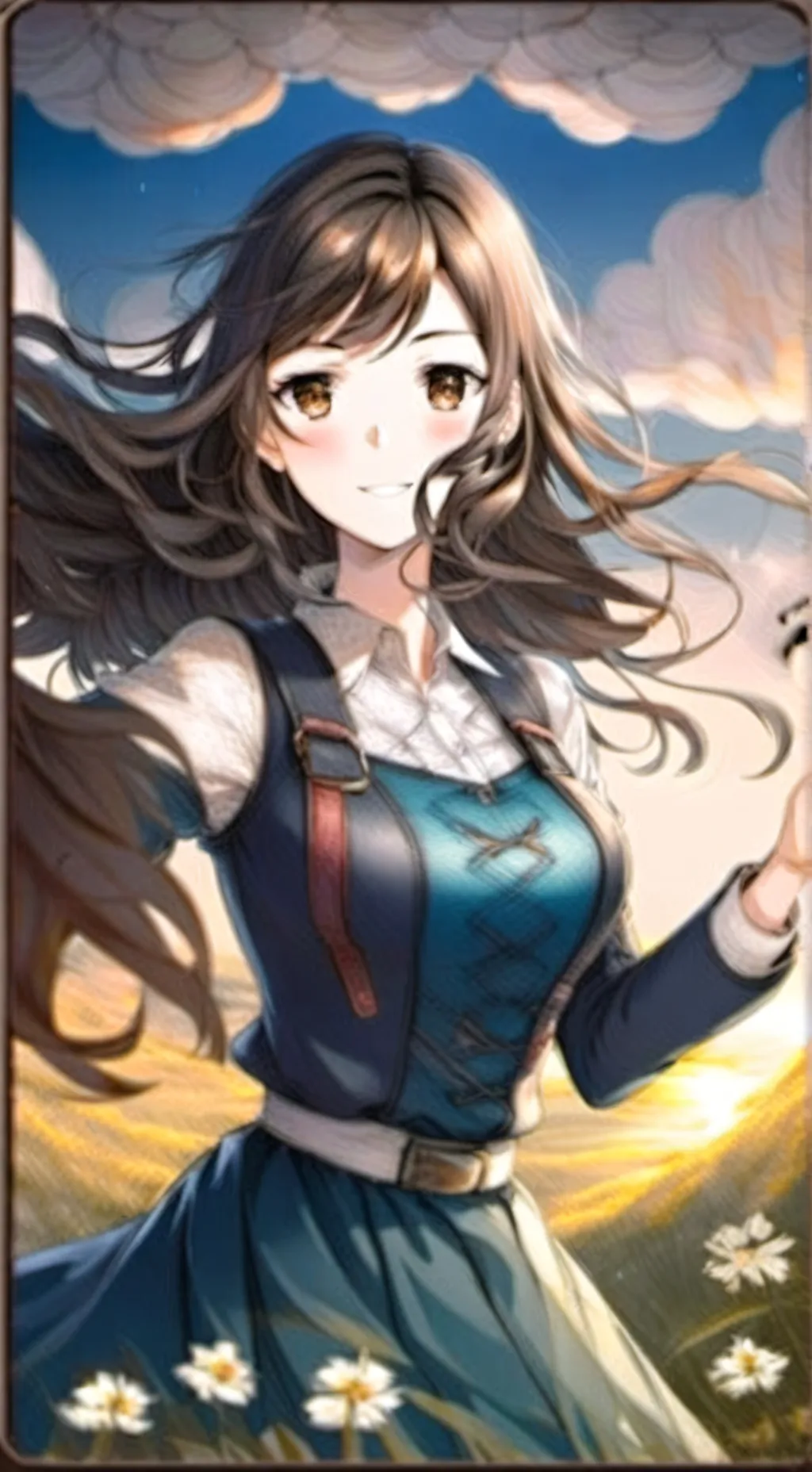 ai character: luna background