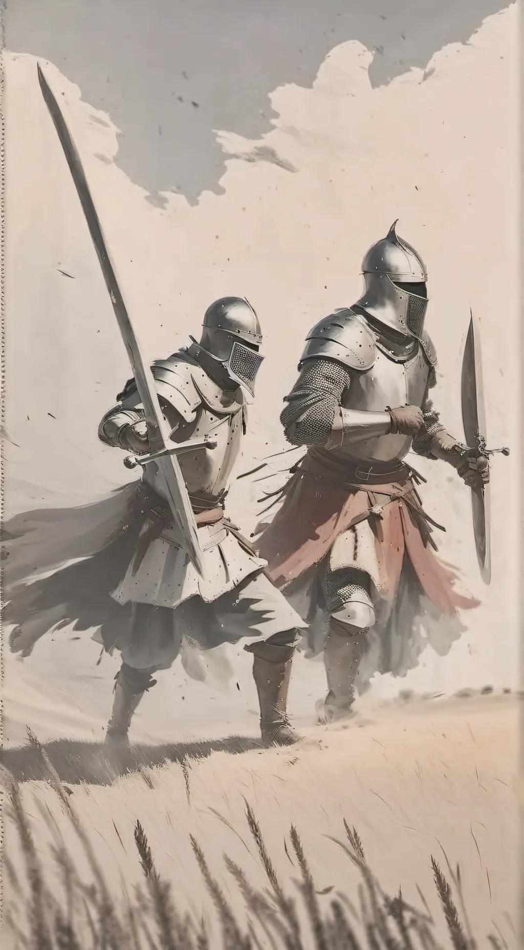 ai character: two knights background