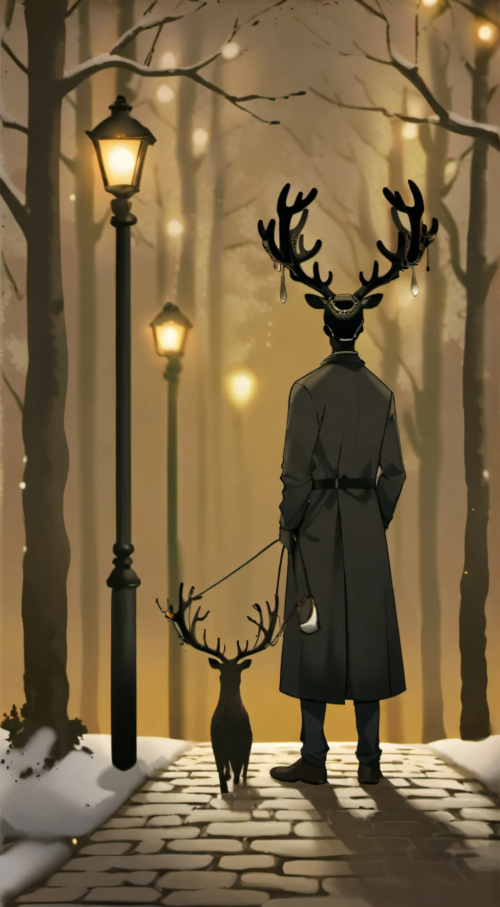 ai character: Hidebehind background