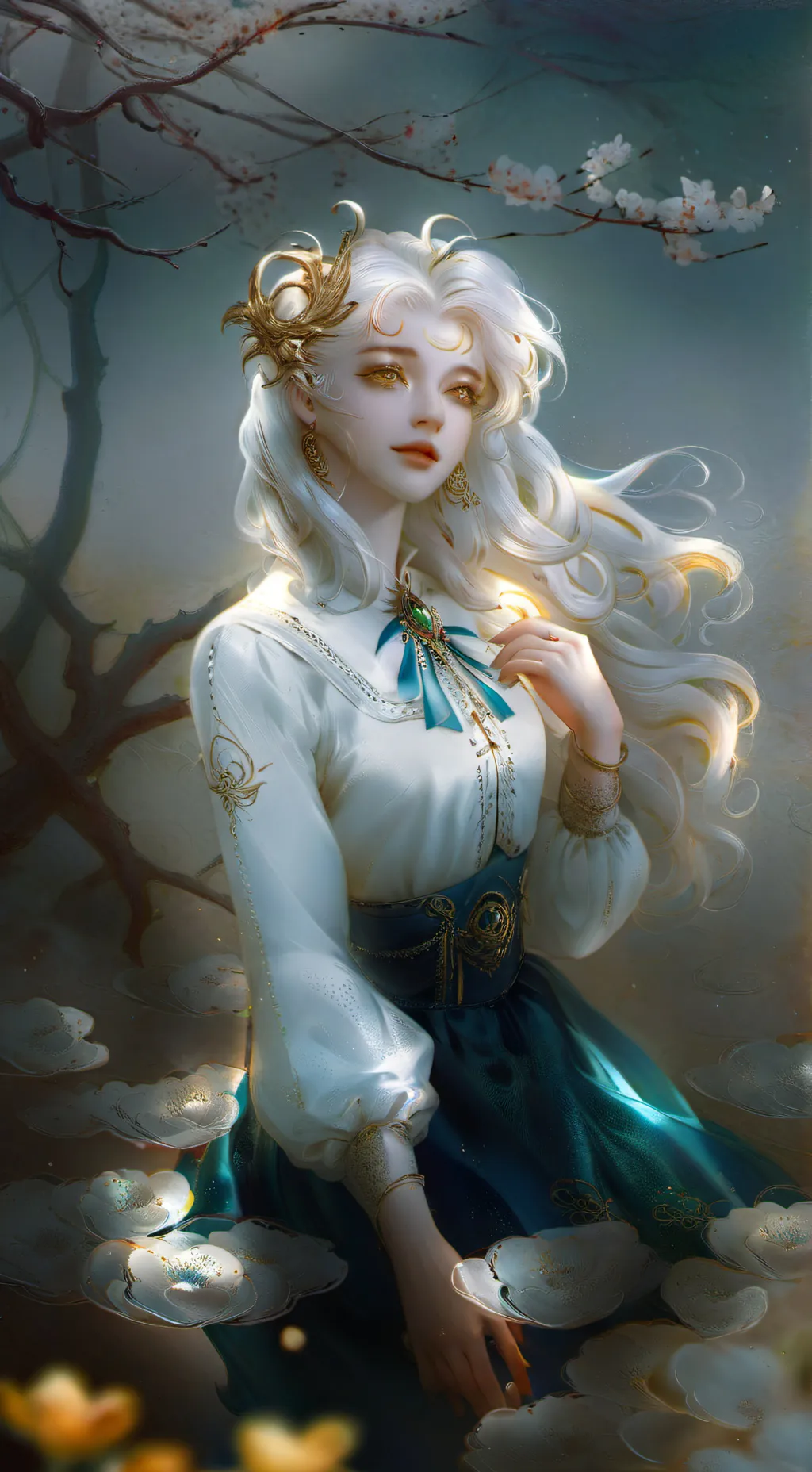 ai character: Lilly momo background