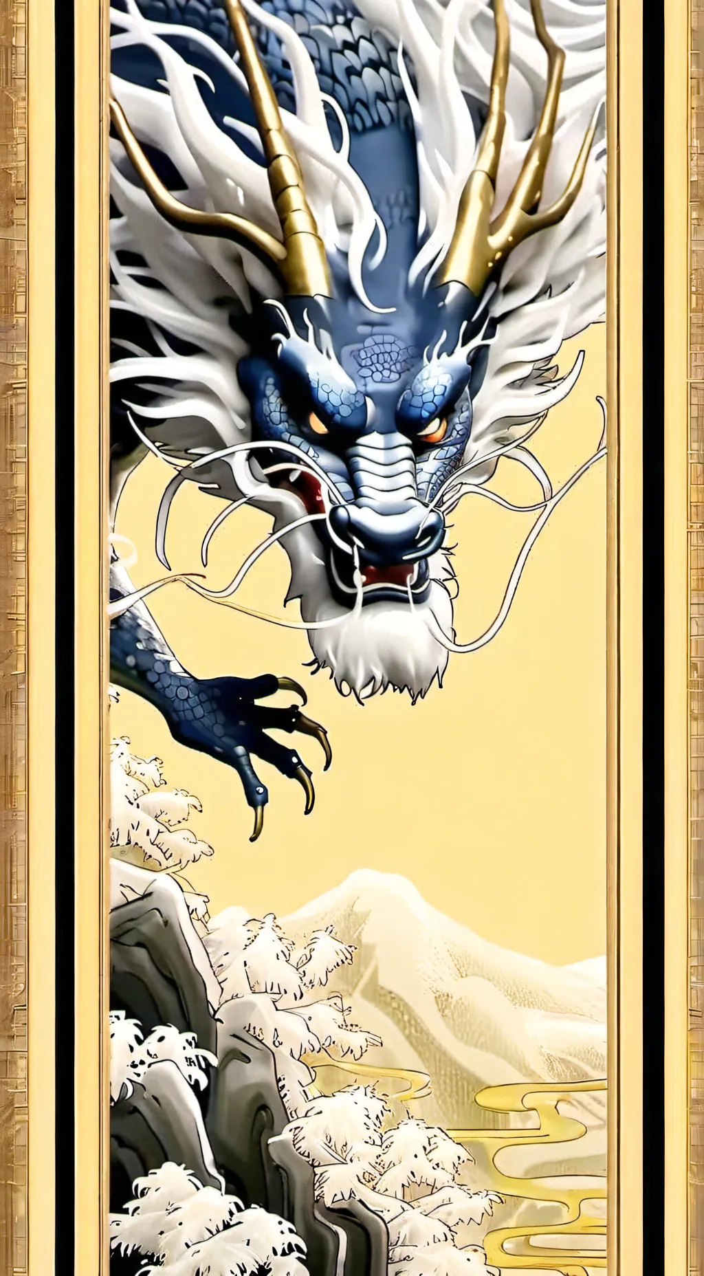 ai character: Year of the Dragon background