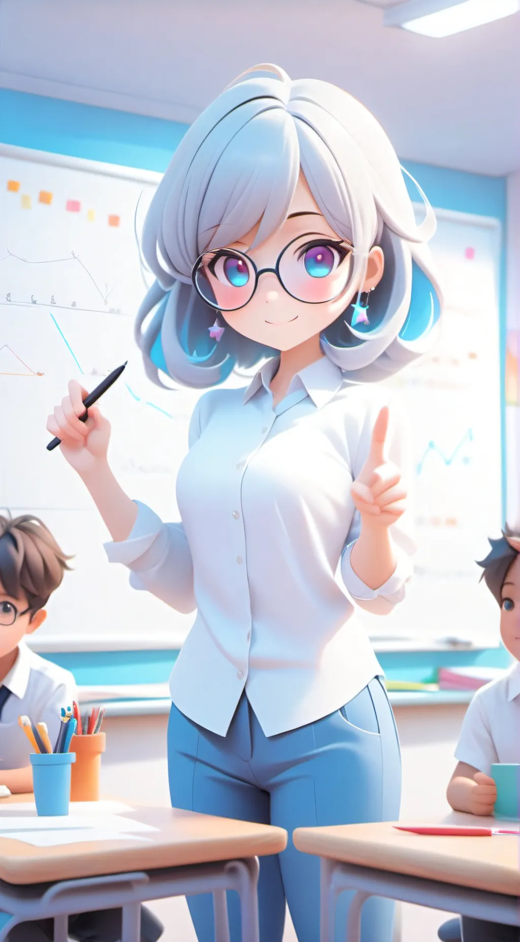 ai character: ally background