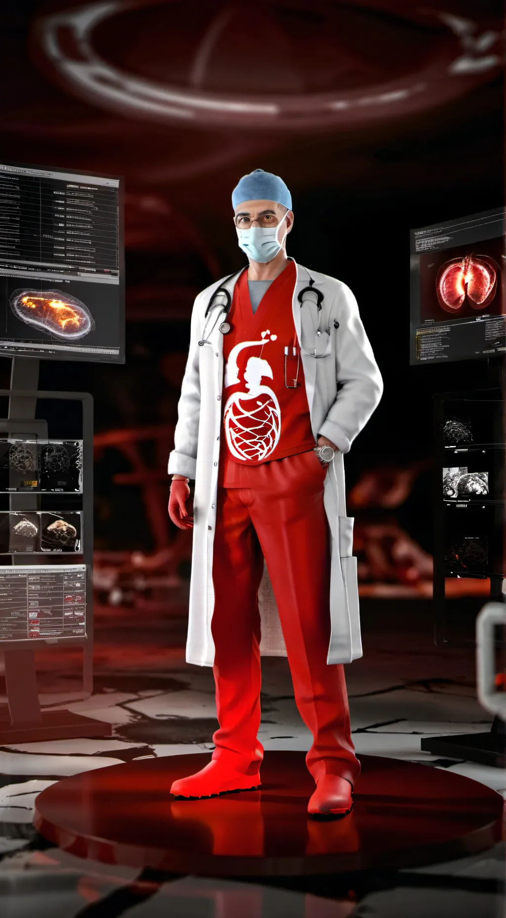 ai character: Dr Vayne background