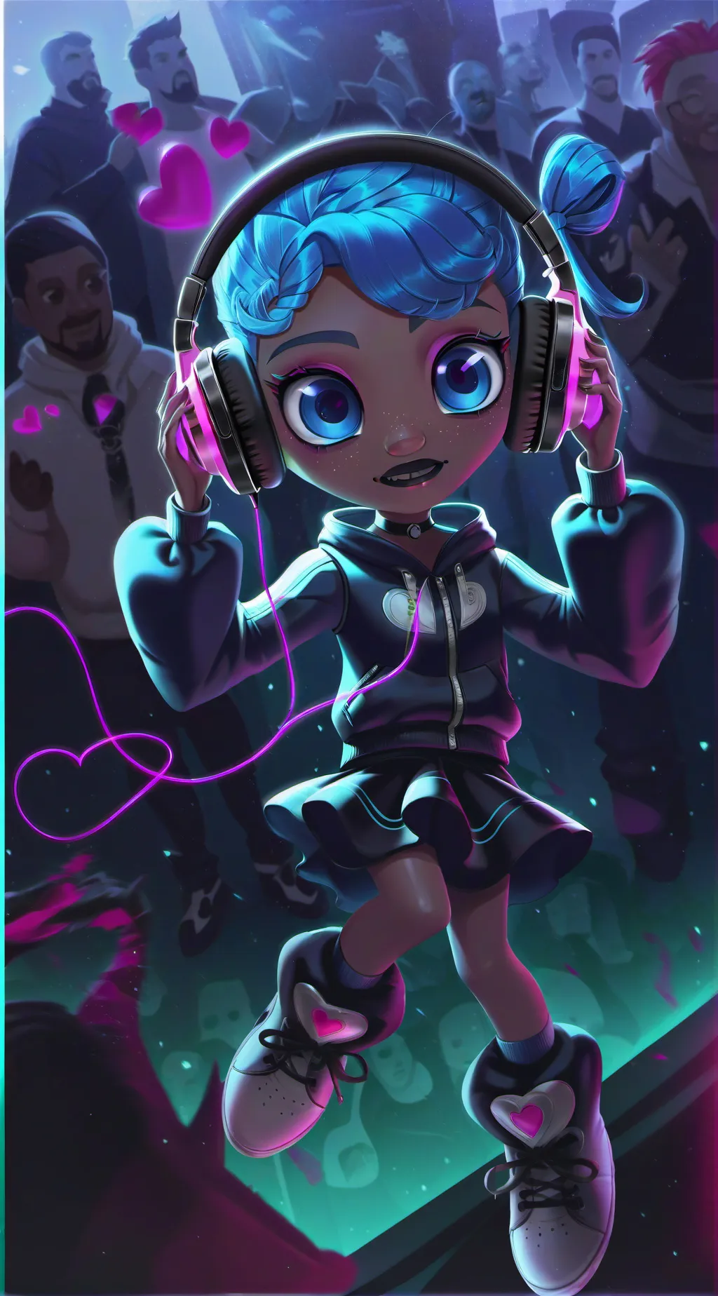 ai character: zz background