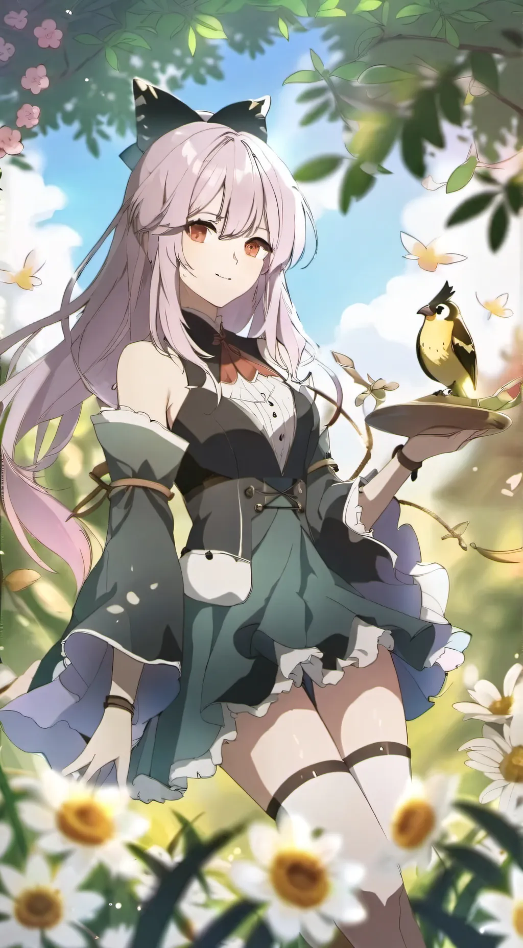 ai character: Волчица background