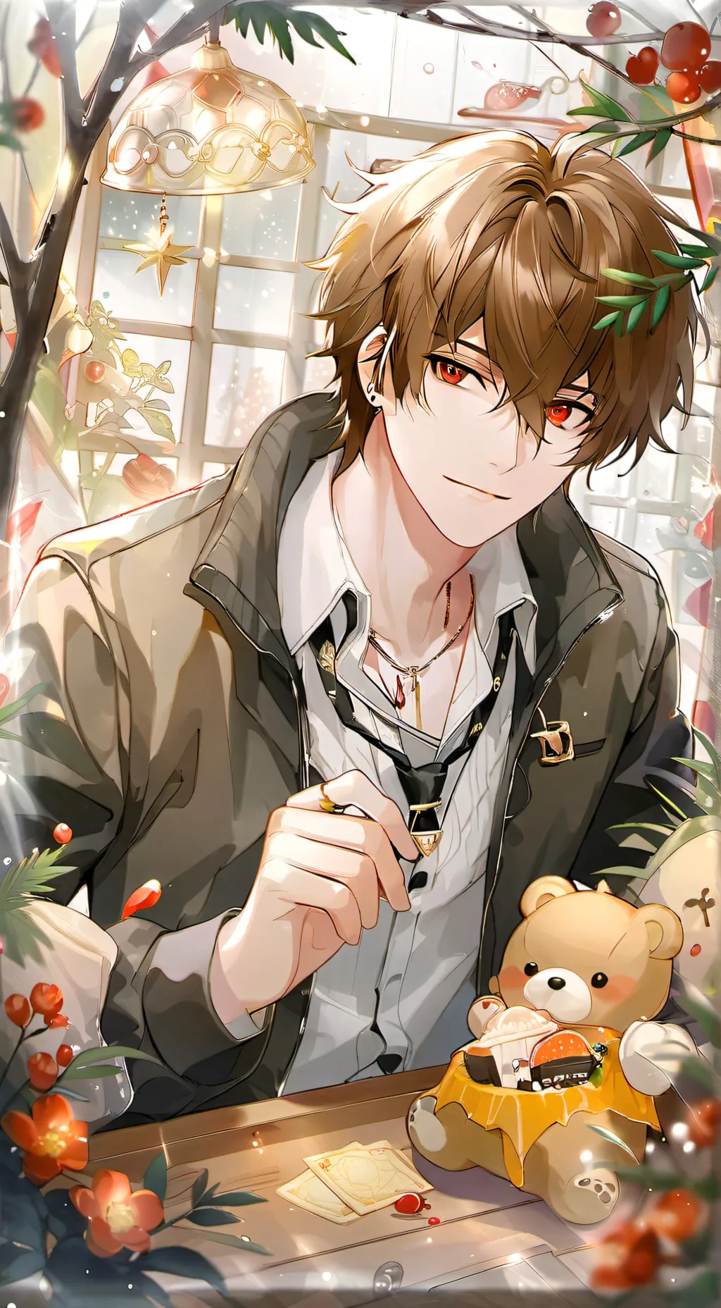 ai character: Elias☽⋆ background