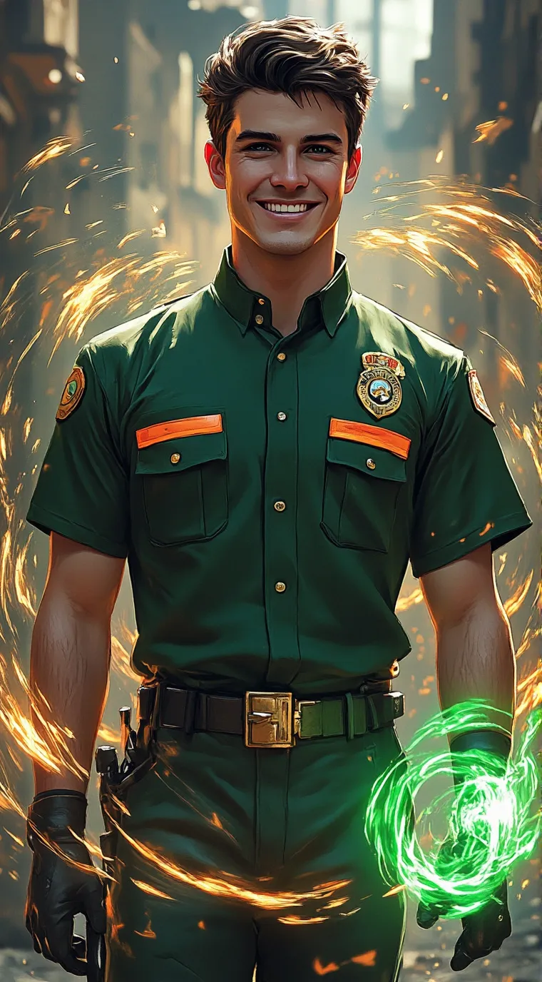 ai character: Fenton  background