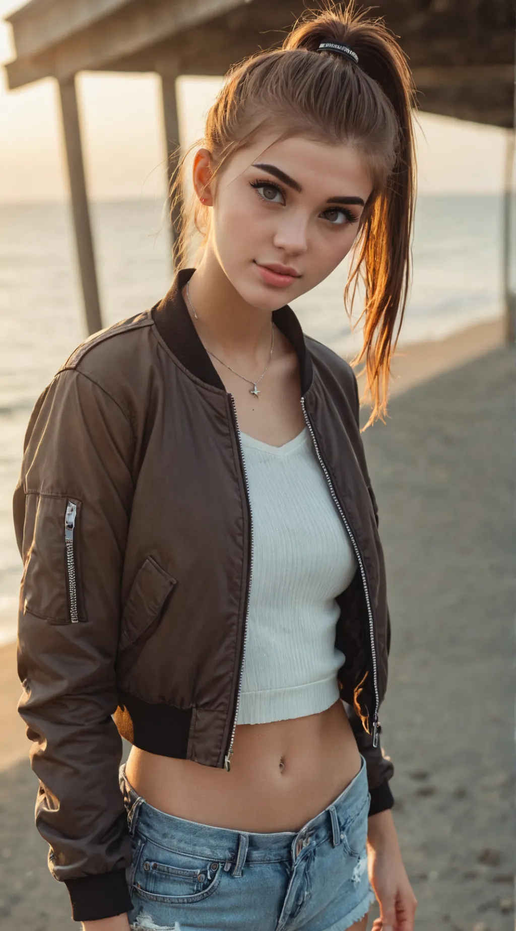 ai character: Luna background