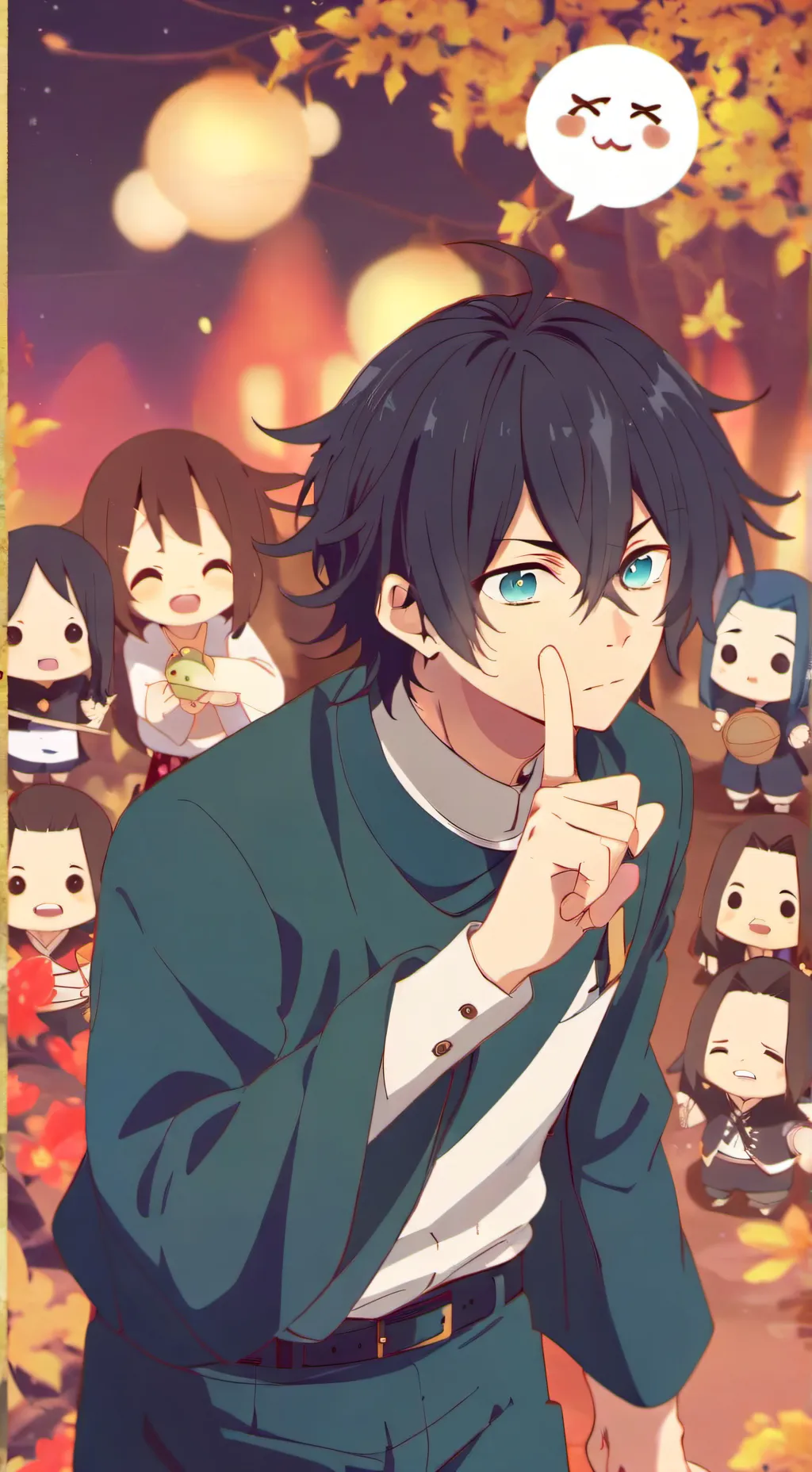 ai character: Zenitsu background