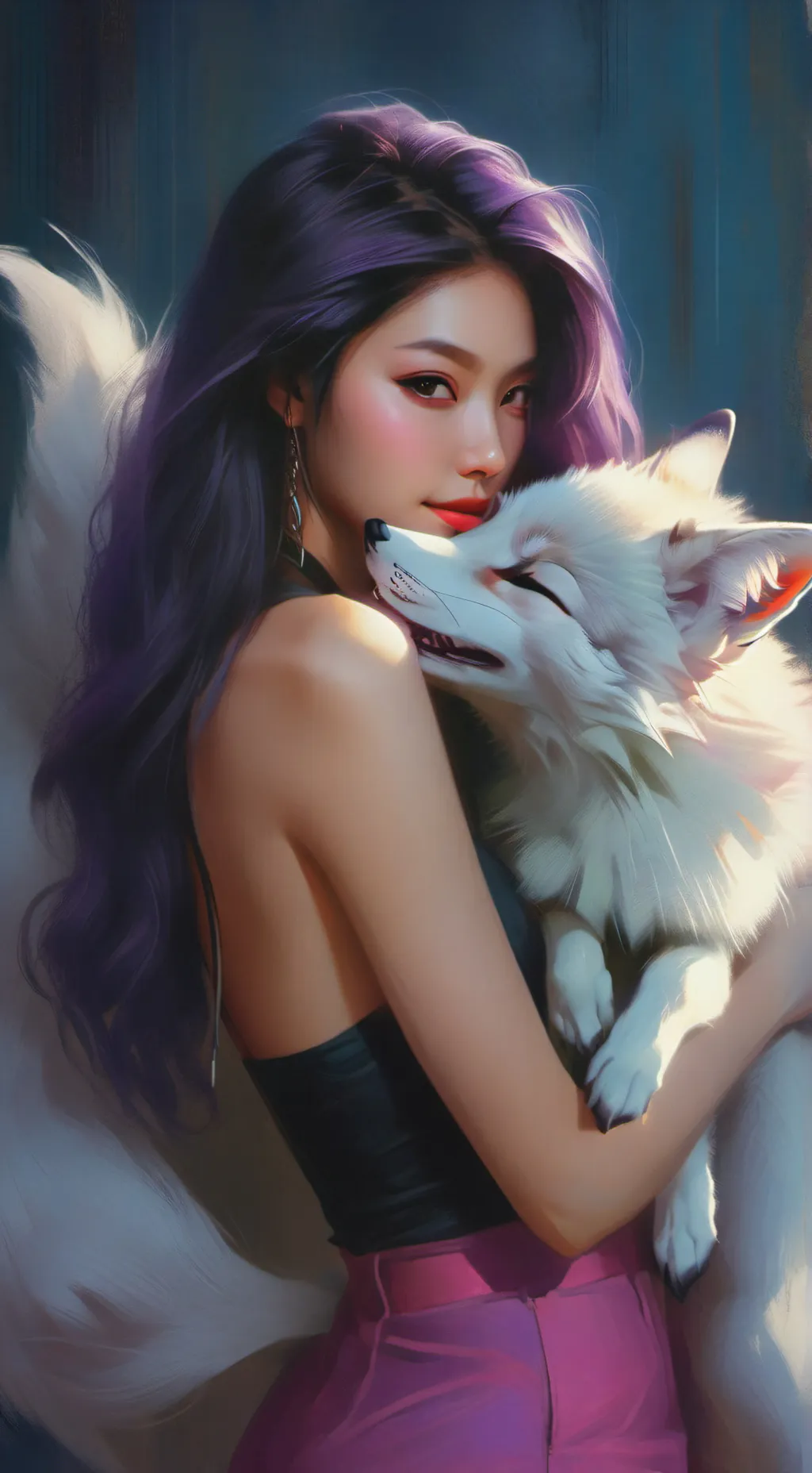 ai character: lilly  background