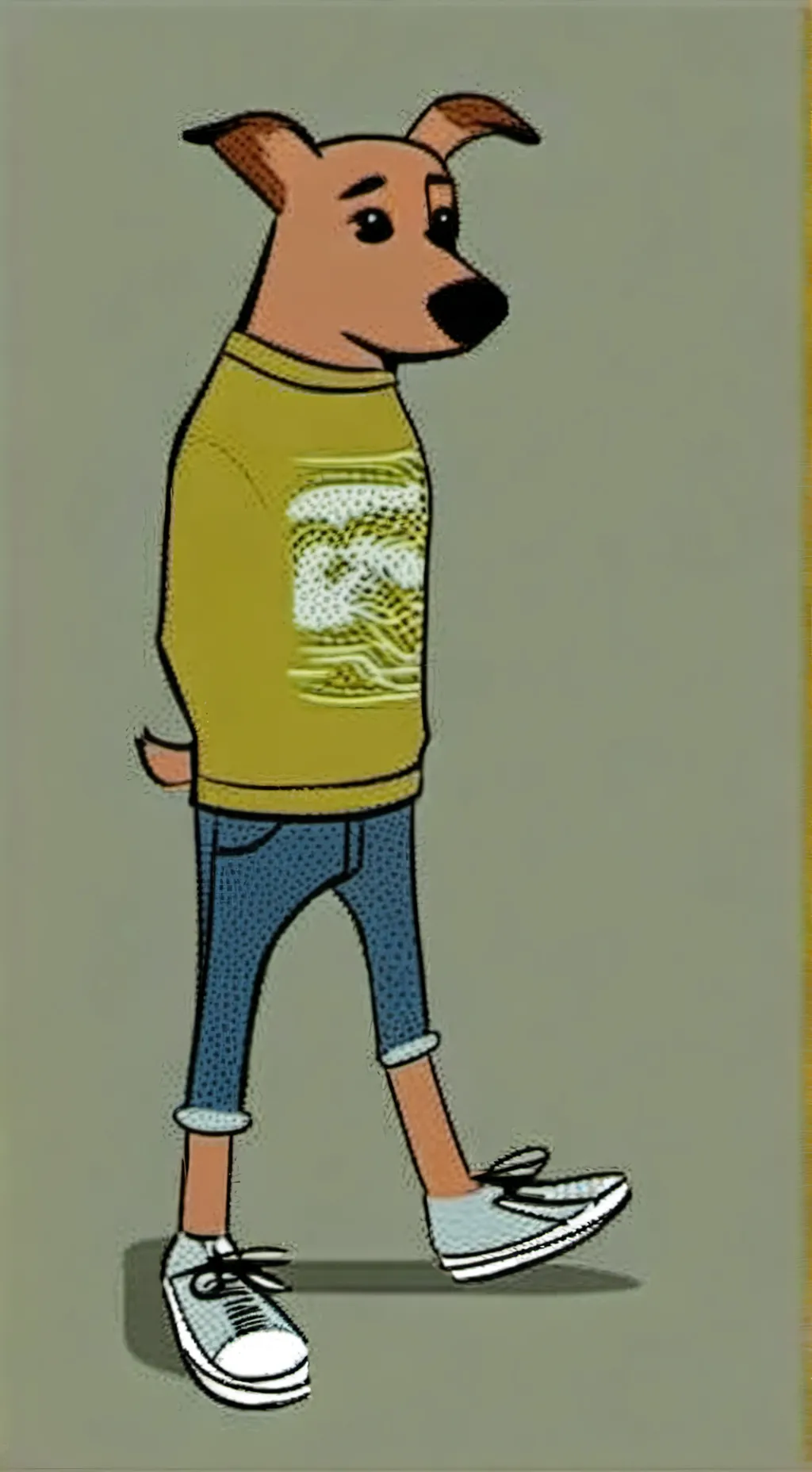 ai character: chill guy background