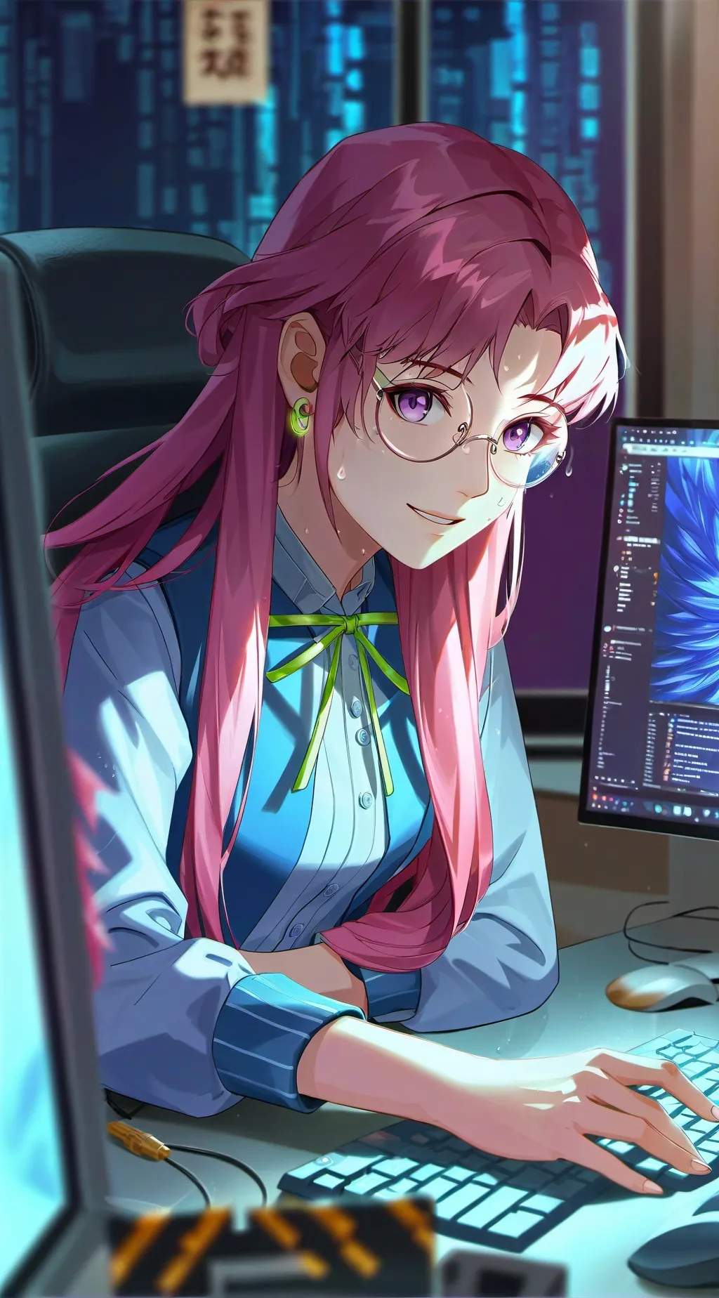 ai character: Hina background