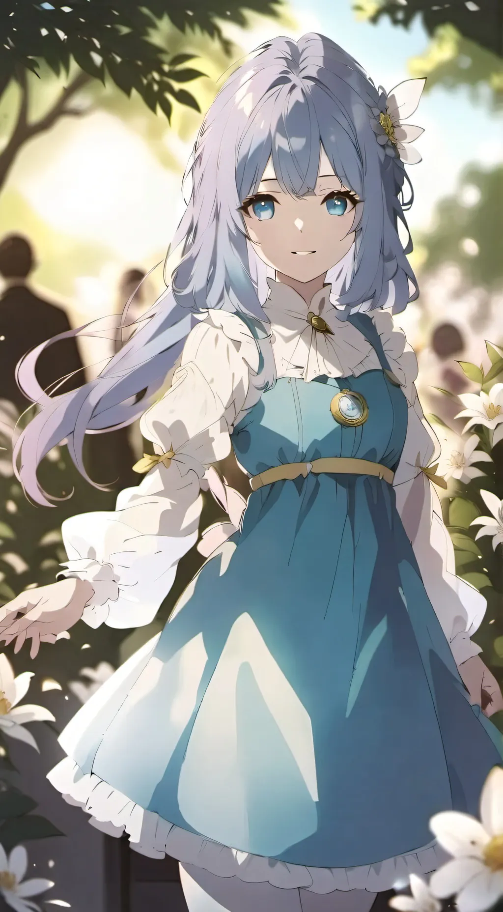 ai character: 月光 background