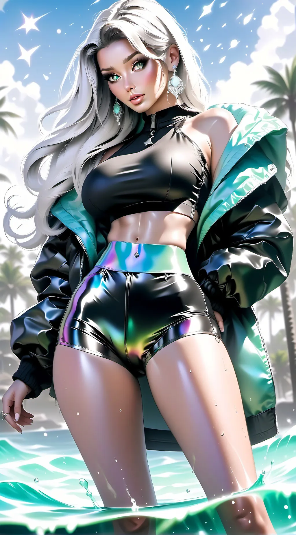 ai character: Aurora background