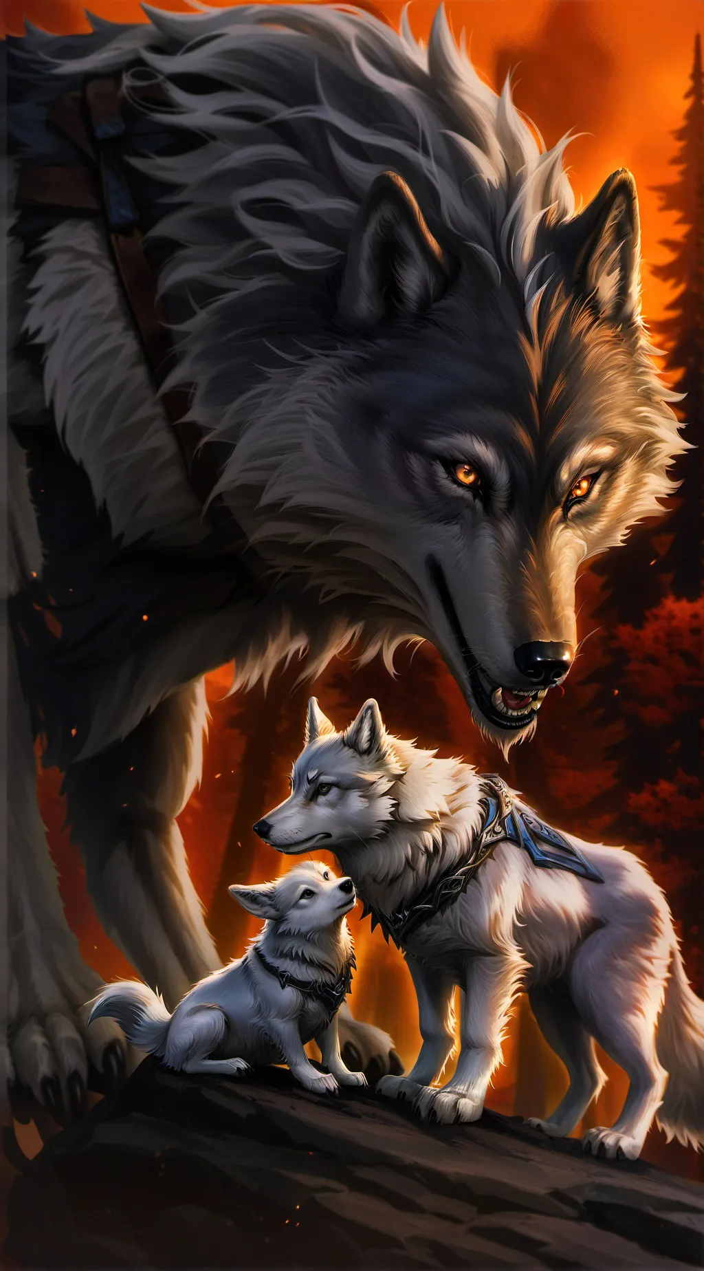 ai character: blake and blade background