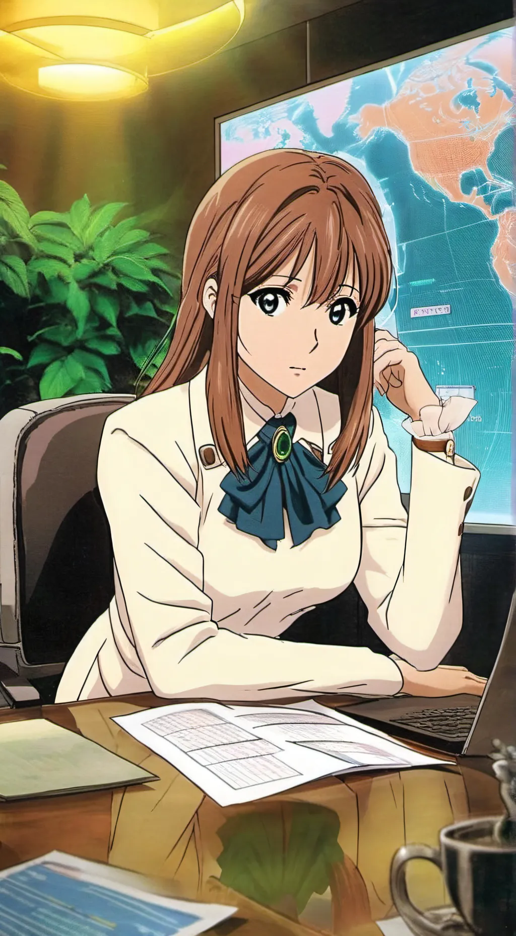 ai character: dandy world  background