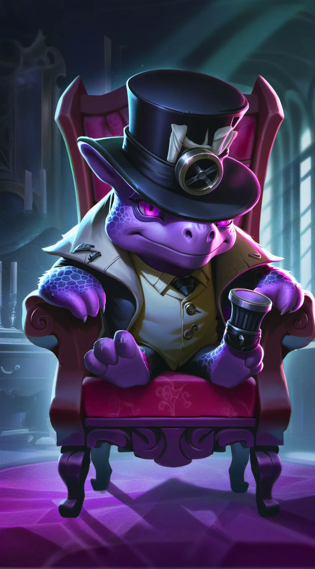 ai character: Sir Turt. background