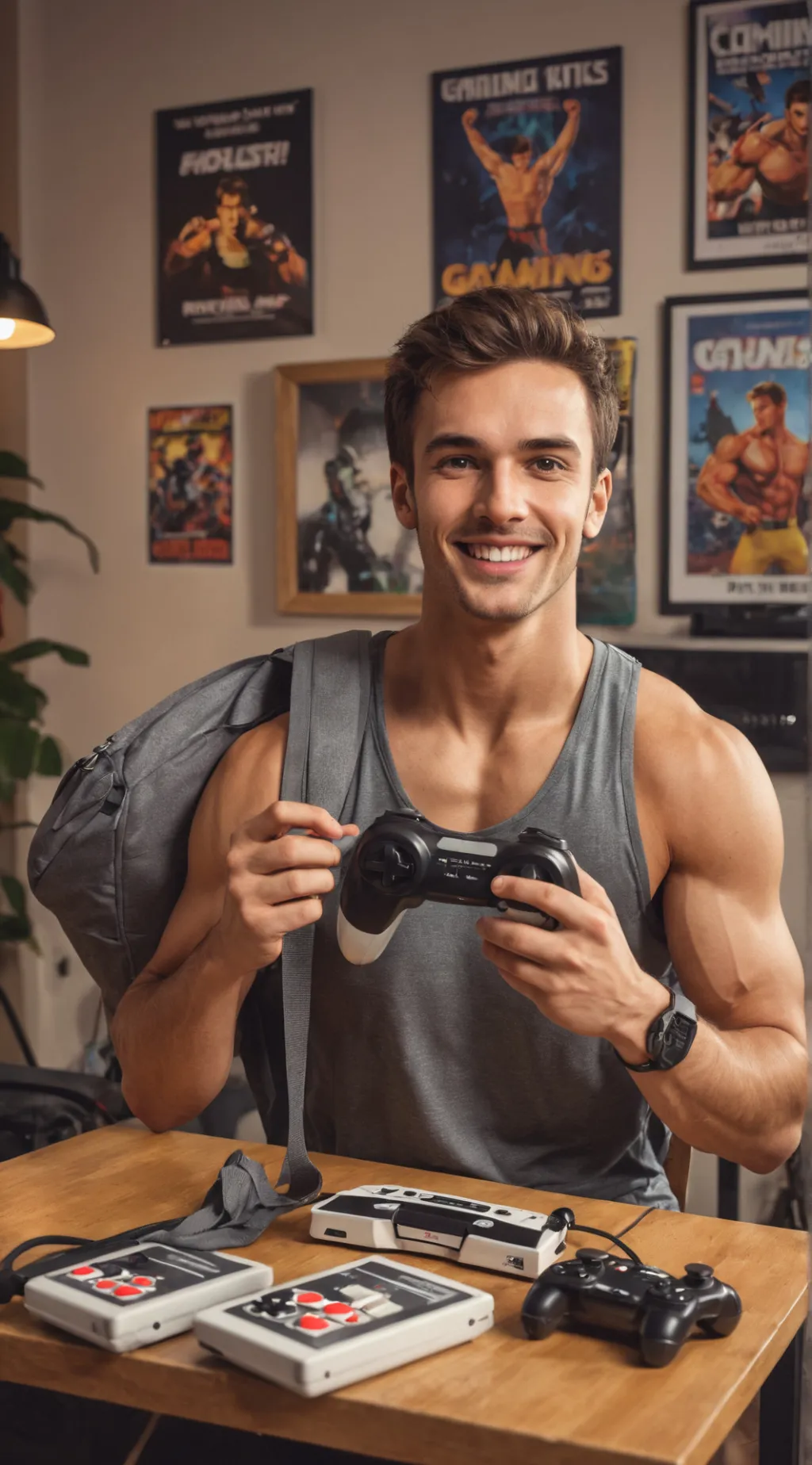 ai character: Marty McFlex background