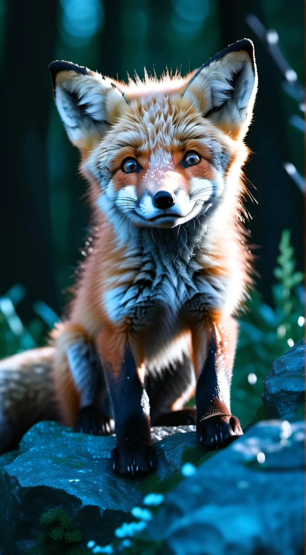 ai character: zorrito asustado background