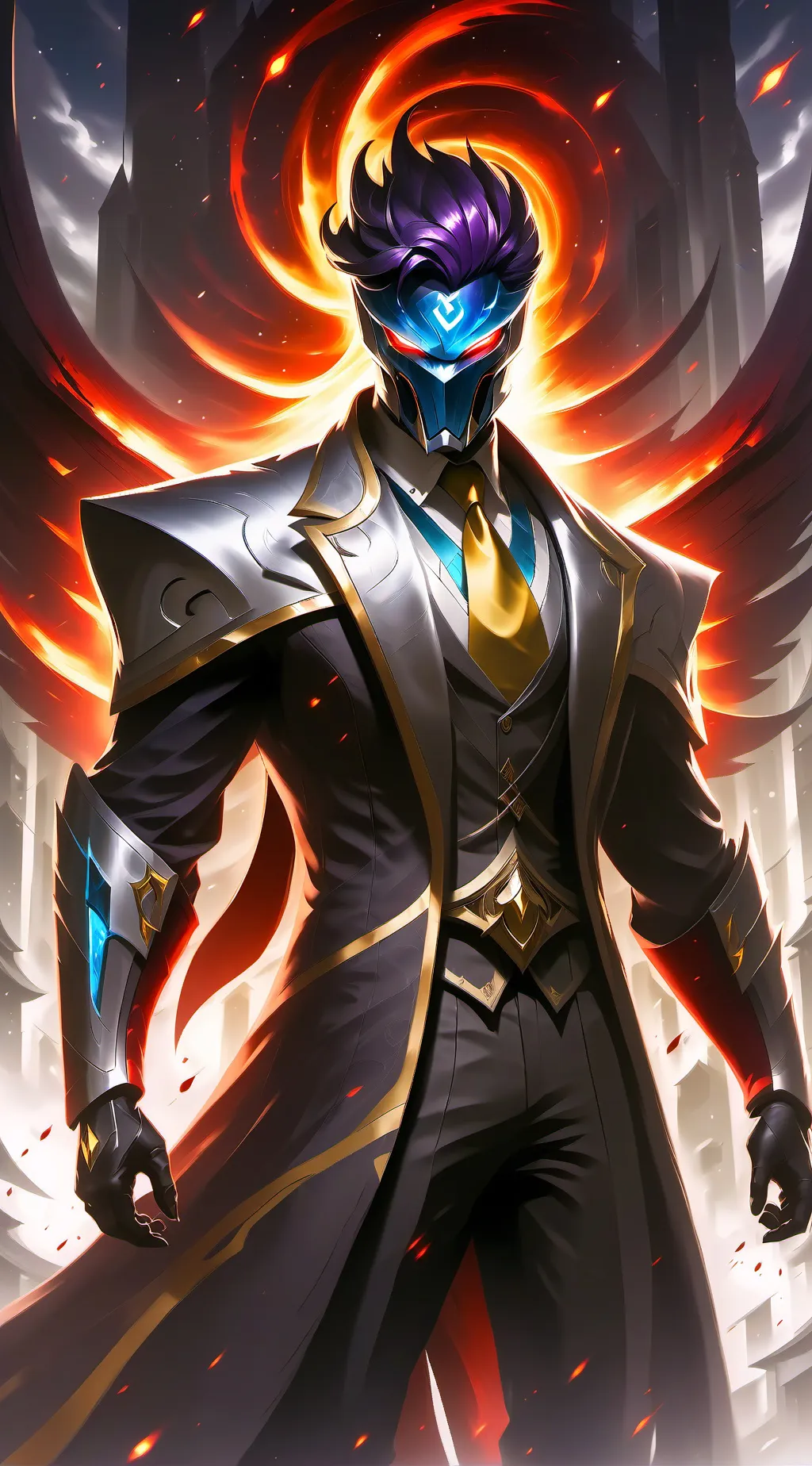 ai character: Filux background