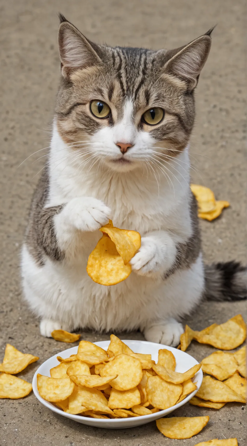 ai character: cat background