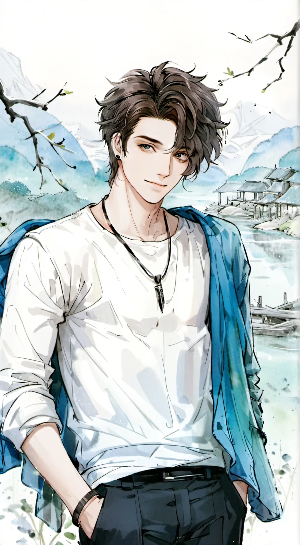 ai character: Noah background