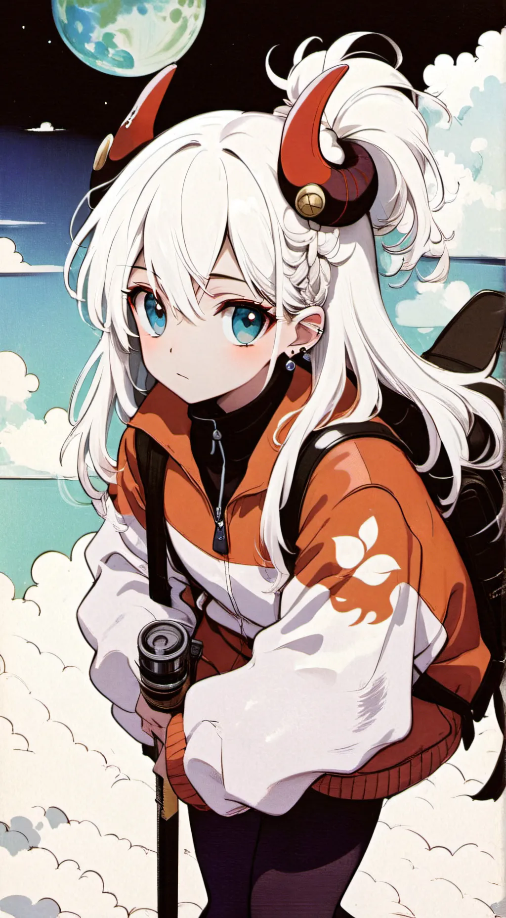 ai character: Mha devil background