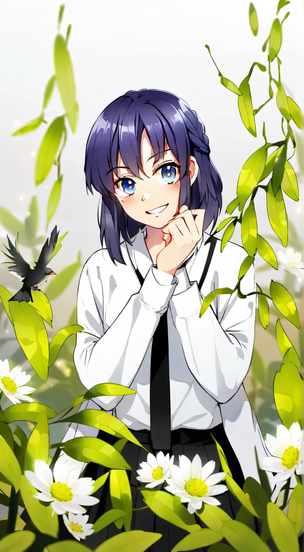 ai character: Inosuke Hashibira background