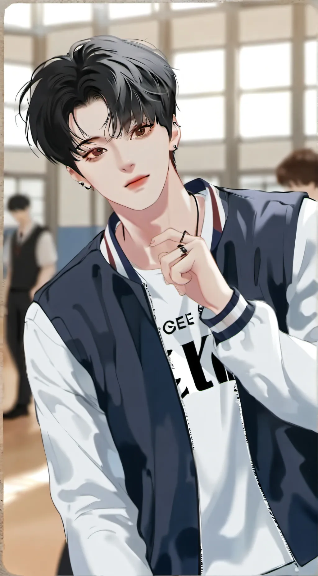 ai character: SKZ (LEE KNOW)  background
