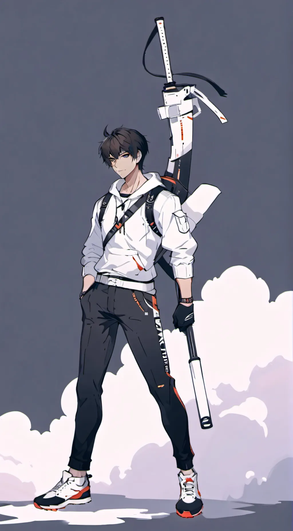 ai character: hybird Hunter background