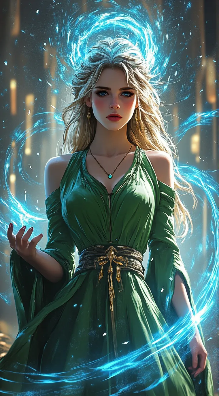 ai character: Elara background