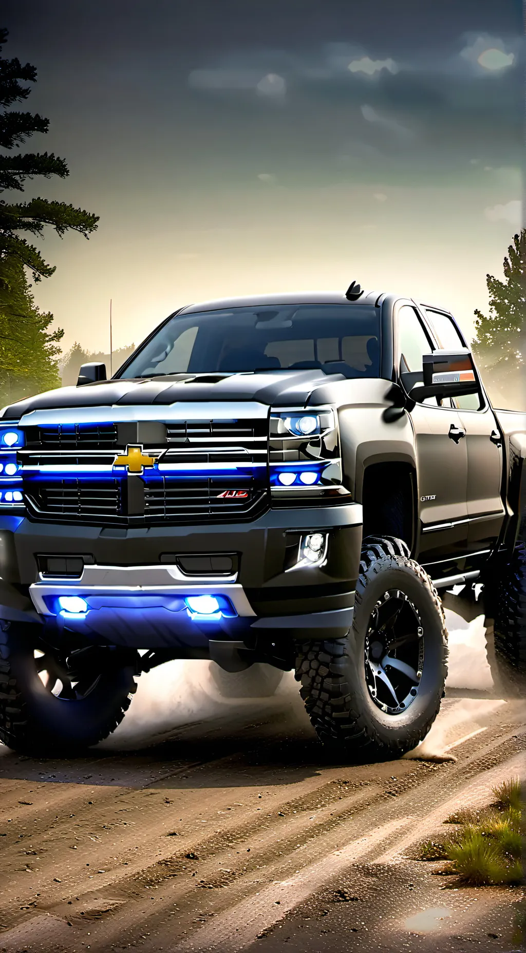 ai character: Tyler and becky  background