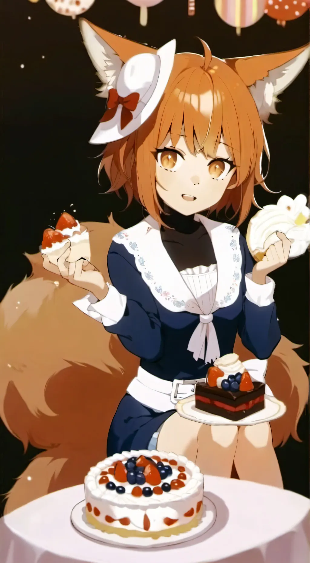 ai character: Nihachu  background