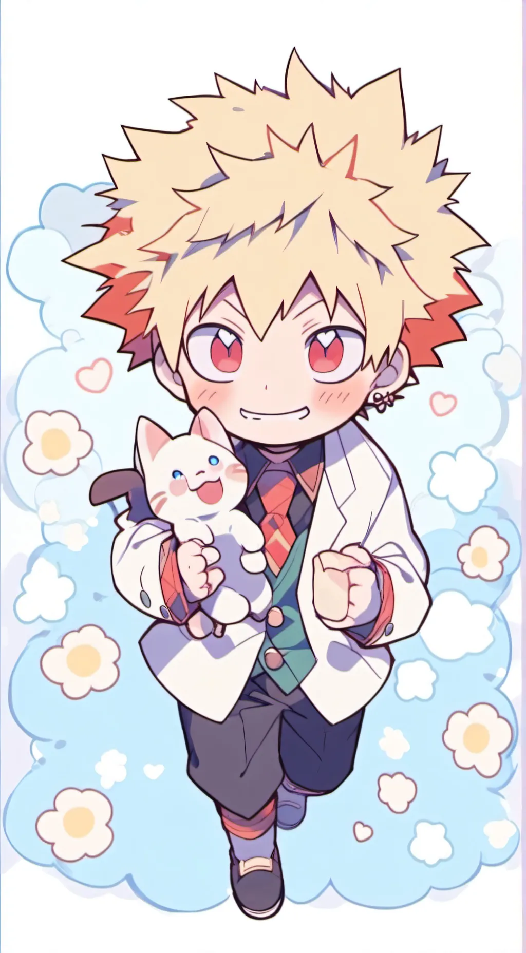 ai character: Bakugo  background