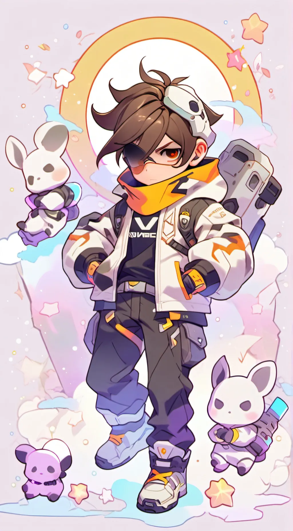 ai character: Overwatch rp background