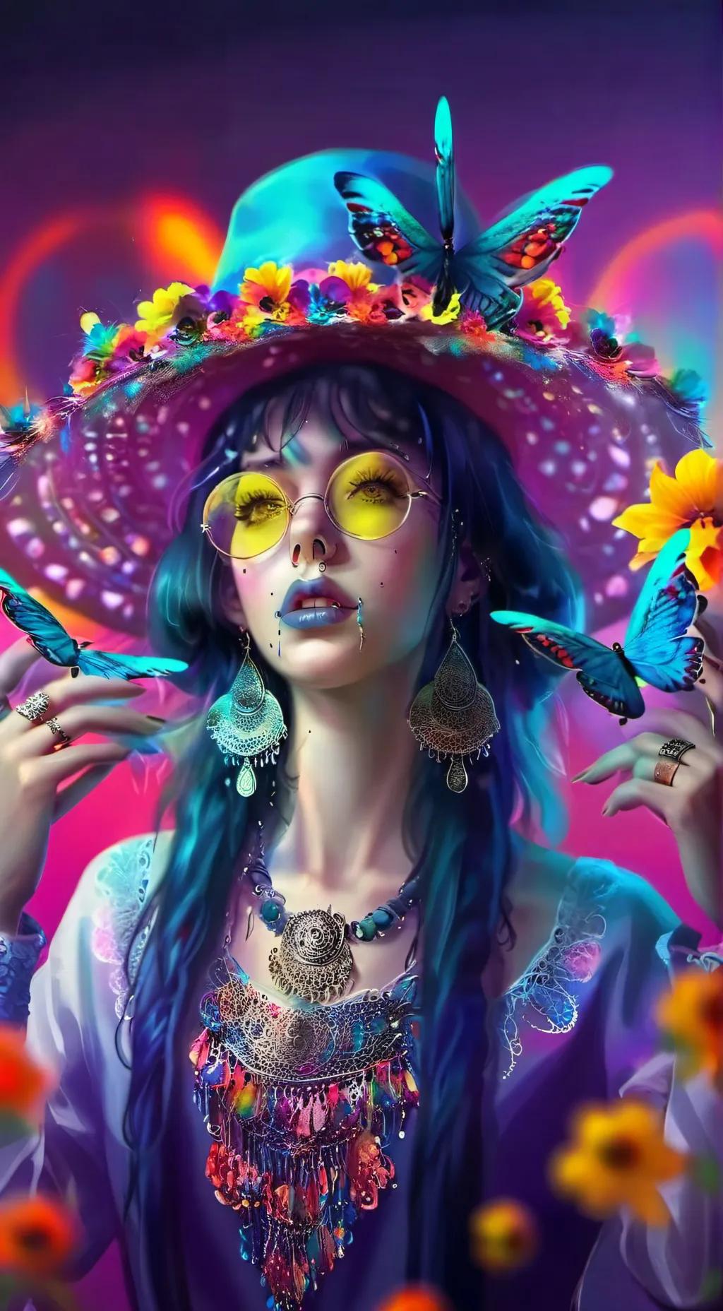 ai character: Miyuki Hanazono background