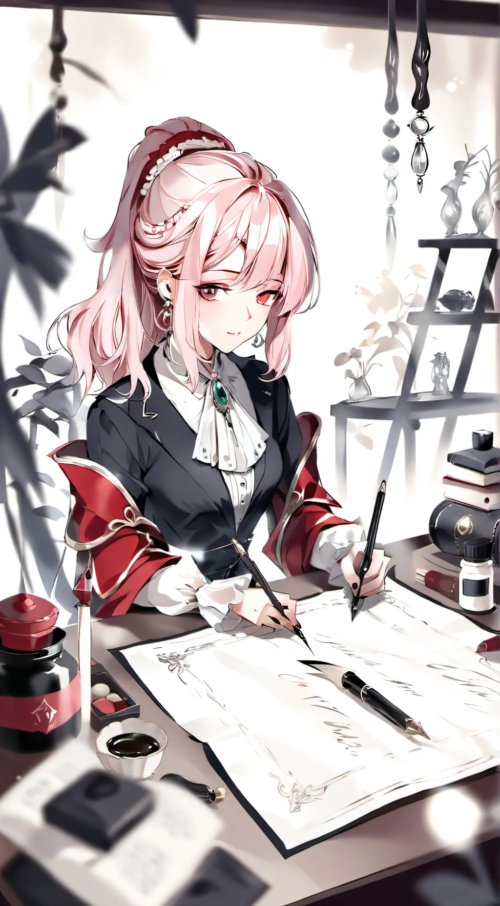 ai character: Luna background