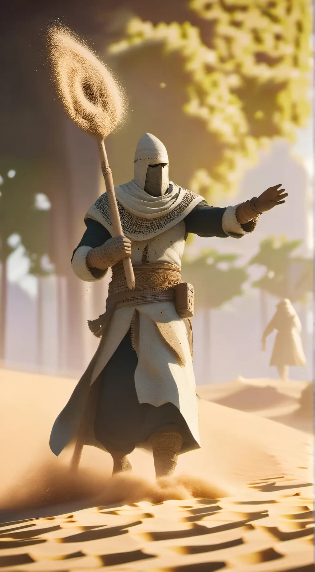 ai character: Kanjio haki background